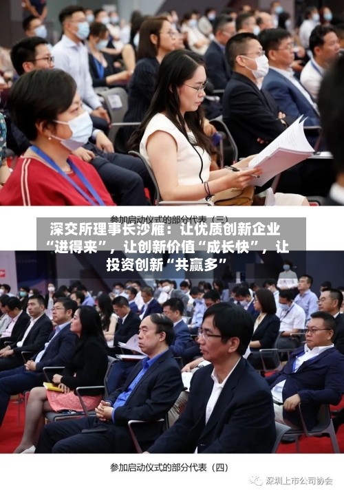 深交所理事长沙雁：让优质创新企业“进得来	”，让创新价值“成长快”，让投资创新“共赢多”-第2张图片