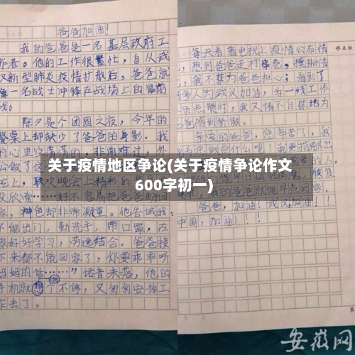 关于疫情地区争论(关于疫情争论作文600字初一)
