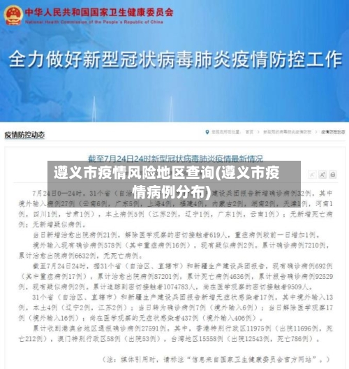 遵义市疫情风险地区查询(遵义市疫情病例分布)-第2张图片
